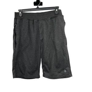 US Polo Association Mens Dark Grey Elastic Waist Shorts